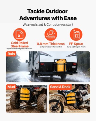 VEVOR Κίτρινο Μεταλλικό Δοχείο Καυσίμου 20L με Ρύγχη και Άνετη Λαβή... VEVOR Κίτρινο Μεταλλικό Δοχείο Καυσίμου 20L με Ρύγχη και Άνετη Λαβή...