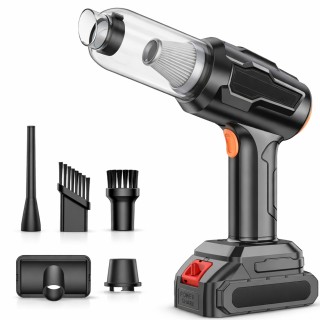 BAKAJI Ασύρματη Σκούπα Χειρός 18V με Ακροφύσια και Αξεσουάρ 02001814