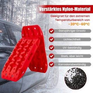 Costway Σετ 2 Τεμαχίων Αποκόλλησης Αυτοκινήτου για Άμμο/Λάσπη/Χιόνι...