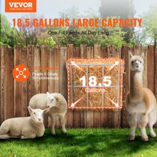 VEVOR Τροφοδότης Χόρτου 18.5 Γαλόνια Τοίχου για Κατσίκες & Άλογα ... VEVOR Τροφοδότης Χόρτου 18.5 Γαλόνια Τοίχου για Κατσίκες & Άλογα ...