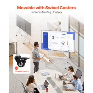 VEVOR Κινητό Τρόλεϊ Τηλεόρασης για Οθόνες 35-100 Ιντσών έως 198 Λίβ... VEVOR Κινητό Τρόλεϊ Τηλεόρασης για Οθόνες 35-100 Ιντσών έως 198 Λίβ...