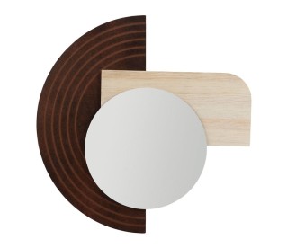 Ostaria Καθρέφτης mdf Ξύλο Σύγχρονος Φυσικός -37059