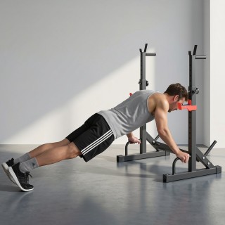 VEVOR Κλωβός Δύναμης - Ράφι για Καταδύσεις, Ρυθμιζόμενο Ύψος & Πλάτ...