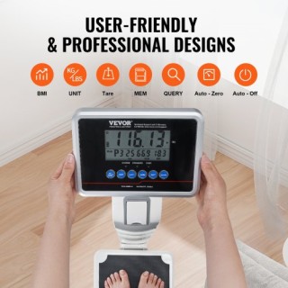 Ιατρική Ψηφιακή Ζυγαριά VEVOR 500LB για Βάρος & Ύψος  LSDZSYSC500LY...