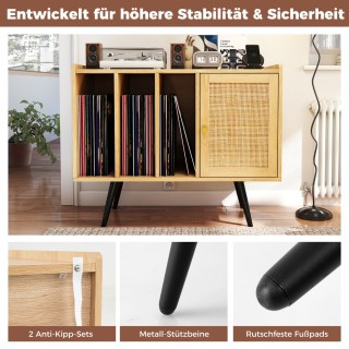 Costway  Σταντ Πικάπ Ρατάν με Σταθμό Φόρτισης και Χωρητικότητα 220 ...