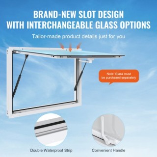 VEVOR Παράθυρο Σερβιρίσματος 48x36 με Τέντα για Φορτηγό Φαγητού W... VEVOR Παράθυρο Σερβιρίσματος 48x36 με Τέντα για Φορτηγό Φαγητού W...