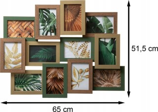 Atmosphera Πολύχρωμη Κορνίζα JULIA για 12 Φωτογραφίες 179452 Atmosphera Πολύχρωμη Κορνίζα JULIA για 12 Φωτογραφίες 179452