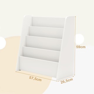 Costway Παιδική Βιβλιοθήκη 4 Επιπέδων με Ανοιχτό Σχεδιασμό και Σταθ... Costway Παιδική Βιβλιοθήκη 4 Επιπέδων με Ανοιχτό Σχεδιασμό και Σταθ...