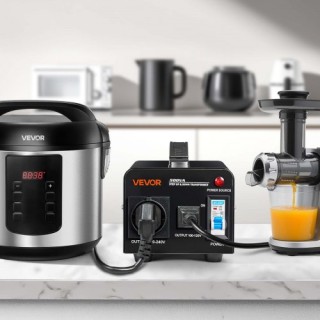 VEVOR Μετασχηματιστής Τάσης 500VA Step Up/Down 110V σε 220V/220V σε...