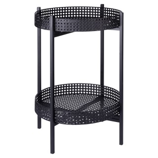 Galileo Πολυλειτουργικό τραπέζι Tavolino από σίδερο με 2 ράφια και ...