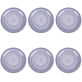 Villa DEste Σετ 6 επίπεδα πιάτα 27 εκ. από χειροποίητη ζωγραφισμέν... Villa DEste Σετ 6 επίπεδα πιάτα 27 εκ. από χειροποίητη ζωγραφισμέν...