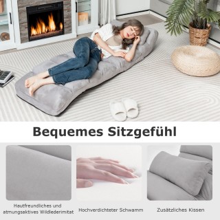 Πενταπλά Ρυθμιζόμενη Ξαπλώστρα με Πλάτη Αναδιπλούμενη Πολυθρόνα Χαλ...