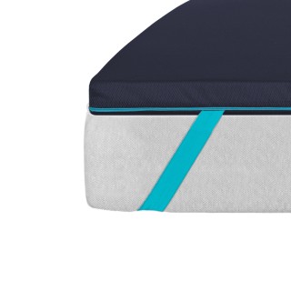 Ανώστρωμα Flow TopSerenity 100% Viscoelástica 5cm με 4 Ελαστικούς Ι...
