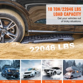 Σετ 2 Τρακτέρ VEVOR για Λάσπη Χιόνι Άμμο με Τσάντα Αποθήκευσης Μαύρ... Σετ 2 Τρακτέρ VEVOR για Λάσπη Χιόνι Άμμο με Τσάντα Αποθήκευσης Μαύρ...