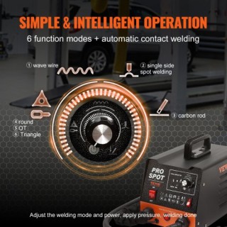 VEVOR Κιτ Επισκευής Εξογκωμάτων 3 KW με 6 Λειτουργίες Συγκόλλησης  ...