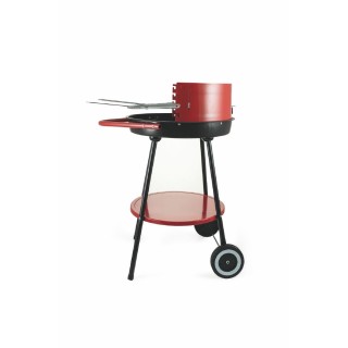 Galileo Ψησταριά με κάρβουνο με τροχούς από ανθρακούχο χάλυβα, επιχ...