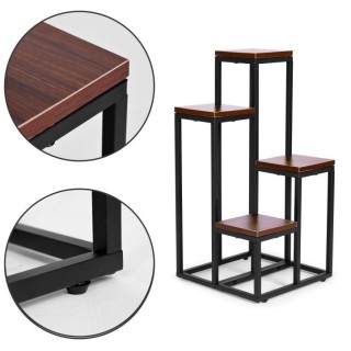 Ραφιέρα για Λουλούδια και Διακοσμητικά με 4 ράφια PJJPS0011-Dark Mo... Ραφιέρα για Λουλούδια και Διακοσμητικά με 4 ράφια PJJPS0011-Dark Mo...