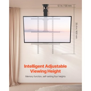 VEVOR Ηλεκτρική Αναδιπλούμενη Βάση Οροφής για Τηλεόραση 32-65 ιντσώ...