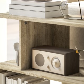 HOMCOM Μοντέρνο Τραπεζάκι Καφέ σε Σ με 3 Ράφια για Καθιστικό και Σα... HOMCOM Μοντέρνο Τραπεζάκι Καφέ σε Σ με 3 Ράφια για Καθιστικό και Σα...