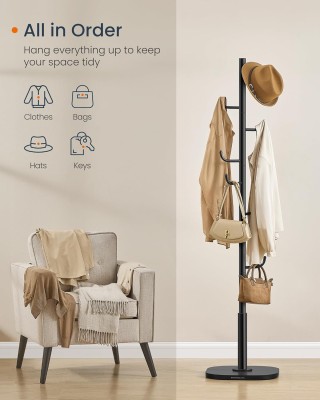 SONGMICS Κάκτος Κρεμάστρα Ρούχων 40x40x175.3cm με Μεγάλη Χωρητικότη...