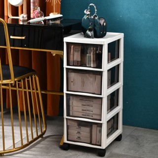 BAKAJI  Συρταριέρα Καρότσι Εξοικονόμησης Χώρου από Πολυπροπυλένιο μ...