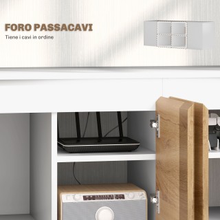 HOMCOM Βάση για Τηλεόραση και Ντουλάπι Τοίχου με 7 Ράφια και Ανοιχ... HOMCOM Βάση για Τηλεόραση και Ντουλάπι Τοίχου με 7 Ράφια και Ανοιχ...