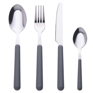 Galileo Σετ 24 μαχαιροπίρουνα από ανοξείδωτο χάλυβα με λαβή στο χρώ...