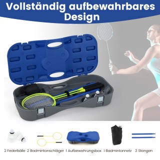 Costway Σετ Μπάντμιντον Υψηλής Ποιότητας με Φορητό Δίκτυ και Αξεσου... Costway Σετ Μπάντμιντον Υψηλής Ποιότητας με Φορητό Δίκτυ και Αξεσου...