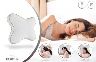 Εργονομικό Μαξιλάρι Πεταλούδα 46 x 35 x 10 cm 8720604885583 SleepMed Εργονομικό Μαξιλάρι Πεταλούδα 46 x 35 x 10 cm 8720604885583 SleepMed