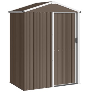 Outsunny Μεταλλική Αποθήκη Κήπου 1.1m² με Κλειδωμένη Συρόμενη Πόρτα... Outsunny Μεταλλική Αποθήκη Κήπου 1.1m² με Κλειδωμένη Συρόμενη Πόρτα...