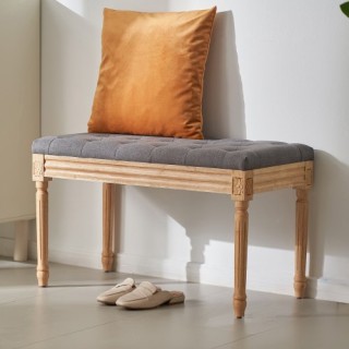 Πάγκος VEVOR με Επένδυση, 16 Γκρι Σκαμπό με Μαξιλάρι και Πόδια από ... Πάγκος VEVOR με Επένδυση, 16 Γκρι Σκαμπό με Μαξιλάρι και Πόδια από ...