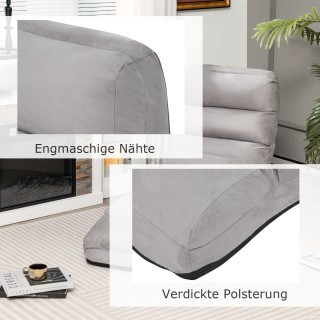 Πενταπλά Ρυθμιζόμενη Ξαπλώστρα με Πλάτη Αναδιπλούμενη Πολυθρόνα Χαλ...