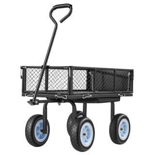 VEVOR Καρότσι Κήπου με Κάθισμα, Χωρητικότητα 226.8 kg, Ρολλά με Ρυθ...
