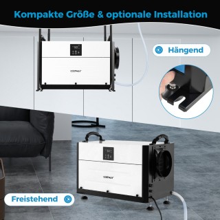 Costway Αφυγραντήρας 3 Λειτουργιών με 24ωρο Χρονοδιακόπτη, Βιομηχαν... Costway Αφυγραντήρας 3 Λειτουργιών με 24ωρο Χρονοδιακόπτη, Βιομηχαν...