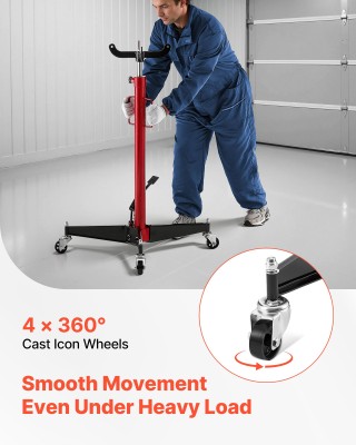 VEVOR Υδραυλικός Γρύλος Μετάδοσης 1100 lbs με Πεντάλ, 360° Τροχοί, ... VEVOR Υδραυλικός Γρύλος Μετάδοσης 1100 lbs με Πεντάλ, 360° Τροχοί, ...