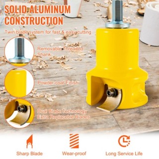 VEVOR Κόφτης Καρφιών 38mm, Αλουμίνιο & Ατσάλι, Διπλές Λεπίδες, Εργα...