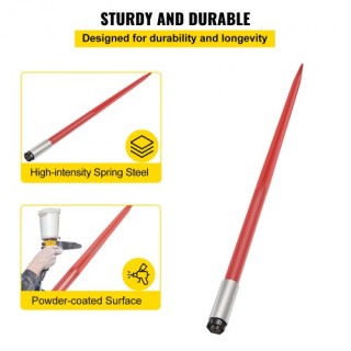 Δόρυ Σανό VEVOR 49 4500 lbs για Τρακτέρ & Φορτωτές  CM45X1250-4500H...