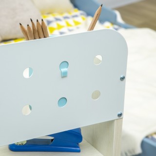 Σετ Σχολικό Μεταλλικό Γραφείο 80 x 52 x 88-109 cm με Καρέκλα 2 τμχ ...