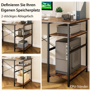 Costway Μετατρέψιμο Γραφείο Υπολογιστή 151 x 151 x 75 cm σε Σχήμα L... Costway Μετατρέψιμο Γραφείο Υπολογιστή 151 x 151 x 75 cm σε Σχήμα L...