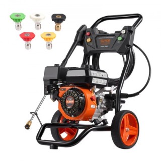 VEVOR Πλυστικό Μηχάνημα Βενζίνης 3400 PSI 2.6 GPM με 5 Ακροφύσια γ... VEVOR Πλυστικό Μηχάνημα Βενζίνης 3400 PSI 2.6 GPM με 5 Ακροφύσια γ...