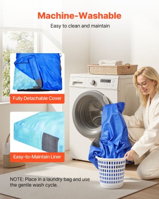 VEVOR Μαξιλάρι Προσγείωσης 1500x1500mm με Αφρώδη Κυβικά & Πλενόμενο...
