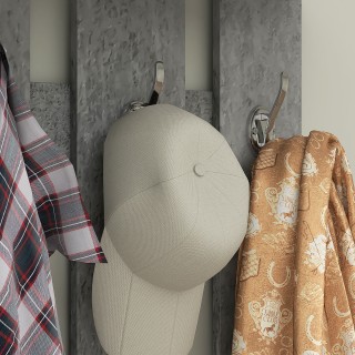 HOMCOM Σετ Επίπλων Εισόδου με Κρεμάστρα με 6 Γάντζους, Έπιπλο Παπο... HOMCOM Σετ Επίπλων Εισόδου με Κρεμάστρα με 6 Γάντζους, Έπιπλο Παπο...