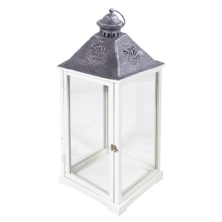 Galileo Σετ 2 διακοσμητικά φαναράκια 30x30x74 εκ και 23x23x59 εκ γκ...