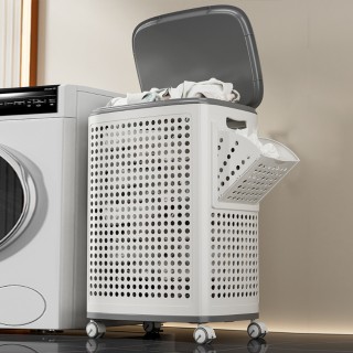 Shally Dogan Καλάθι Απλύτων με Ρόδες Διαχωριστικά Συρταριών Κατά τω... Shally Dogan Καλάθι Απλύτων με Ρόδες Διαχωριστικά Συρταριών Κατά τω...