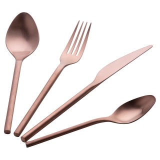 Villa DEste  Σετ 24 μαχαιροπίρουνα από ανοξείδωτο ατσάλι 180 χαλκού...