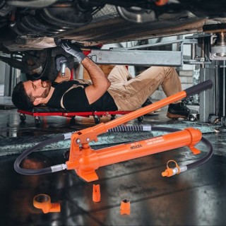 VEVOR 12 Τόνων Υδραυλικός Γρύλος & Κιτ Επισκευής Σώματος  FLDTJ12AB...