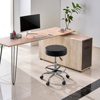 VEVOR Στρογγυλό Σκαμπό με Ρόδες & Υποπόδιο Ρυθμιζόμενο Ύψος YDHSJSY... VEVOR Στρογγυλό Σκαμπό με Ρόδες & Υποπόδιο Ρυθμιζόμενο Ύψος YDHSJSY...