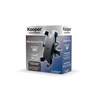 Kooper Ρυθμιζόμενη Μαύρη Βάση Τηλεφώνου για Ποδήλατο ABS Kooper 592...