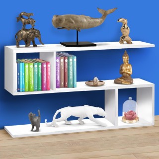 BAKAJI Μοντέρνα Σχεδίαση Βιβλιοθήκης Χαμηλή Ράφι 5 Ράφια 80x20x50c... BAKAJI Μοντέρνα Σχεδίαση Βιβλιοθήκης Χαμηλή Ράφι 5 Ράφια 80x20x50c...