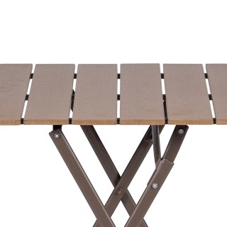 BAKAJI Σετ Πτυσσόμενο Τραπέζι με 2 Καρέκλες Καφέ Εξωτερική Διακόσμ... BAKAJI Σετ Πτυσσόμενο Τραπέζι με 2 Καρέκλες Καφέ Εξωτερική Διακόσμ...